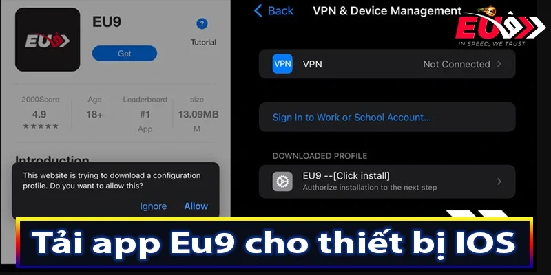 Tải app Eu9 cho thiết bị IOS